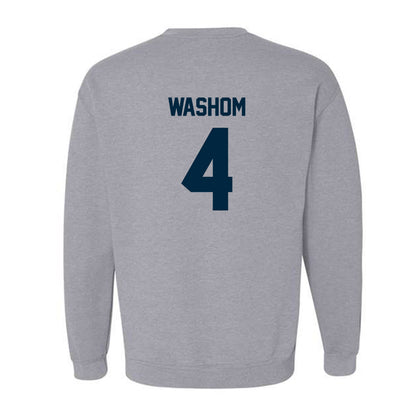Wyoming - NCAA Football : Ke'Lyn Washom - Classic Fashion Shersey Crewneck Sweatshirt-1