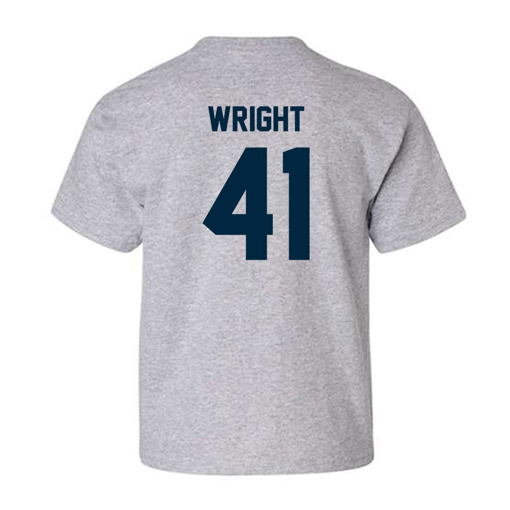 Wyoming - NCAA Football : Mason Wright - Classic Fashion Shersey Youth T-Shirt-1