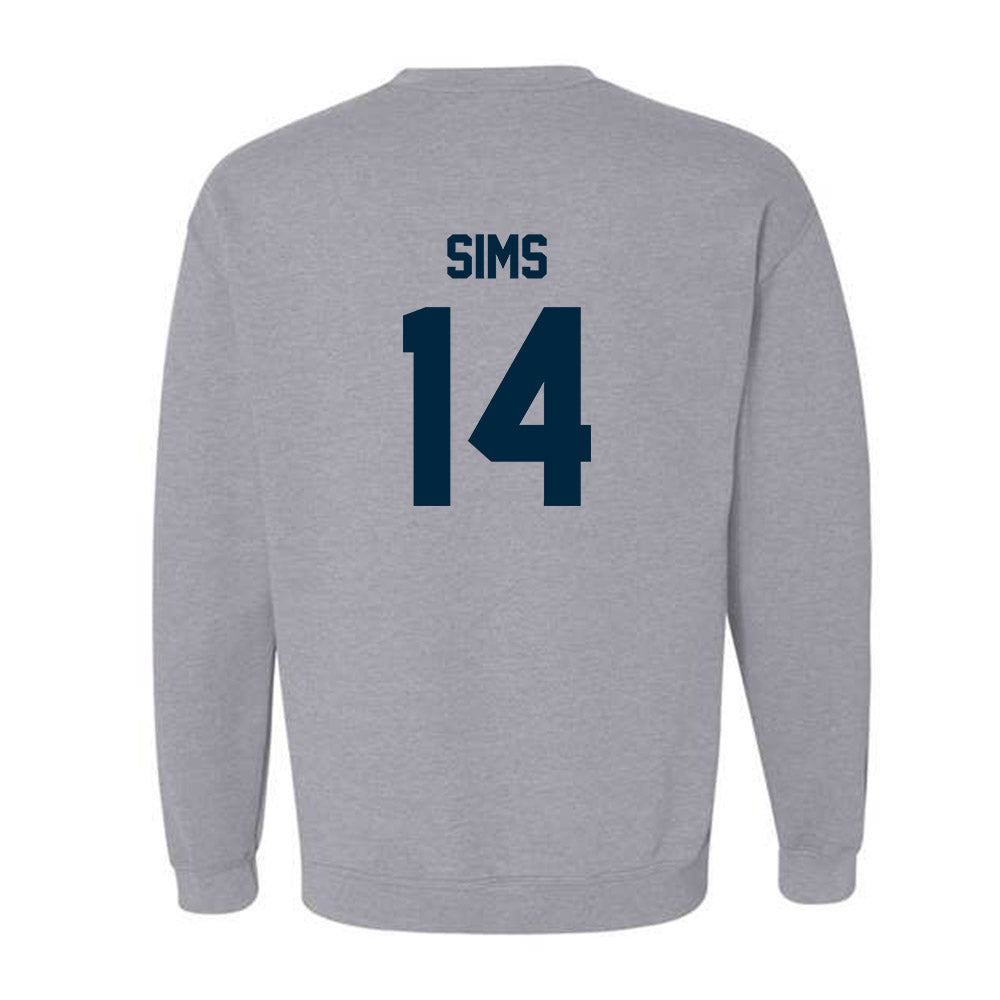 Wyoming - NCAA Football : Landon Sims - Classic Fashion Shersey Crewneck Sweatshirt-1