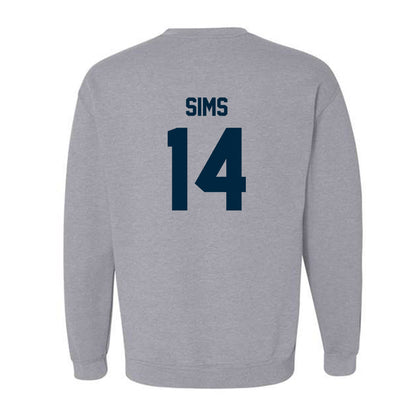 Wyoming - NCAA Football : Landon Sims - Classic Fashion Shersey Crewneck Sweatshirt-1