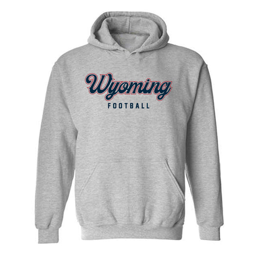 Wyoming - NCAA Football : Travis Franklin - Classic Fashion Shersey Hooded Sweatshirt-0