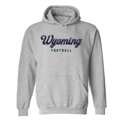 Wyoming - NCAA Football : Xavier Jackson - Classic Fashion Shersey Hooded Sweatshirt-0