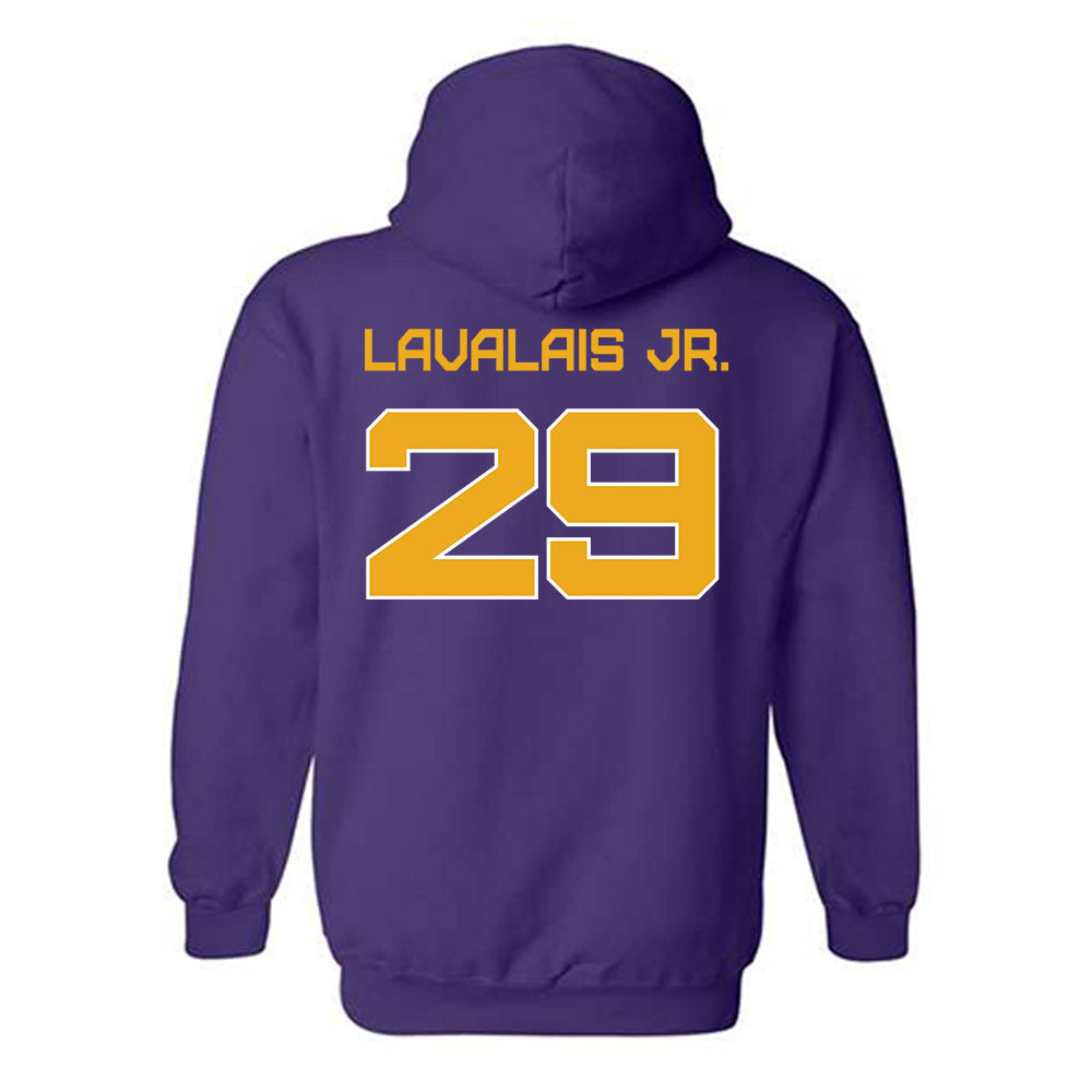 Albany - NCAA Football : Romero Lavalais Jr. - Classic Shersey Hooded Sweatshirt-1