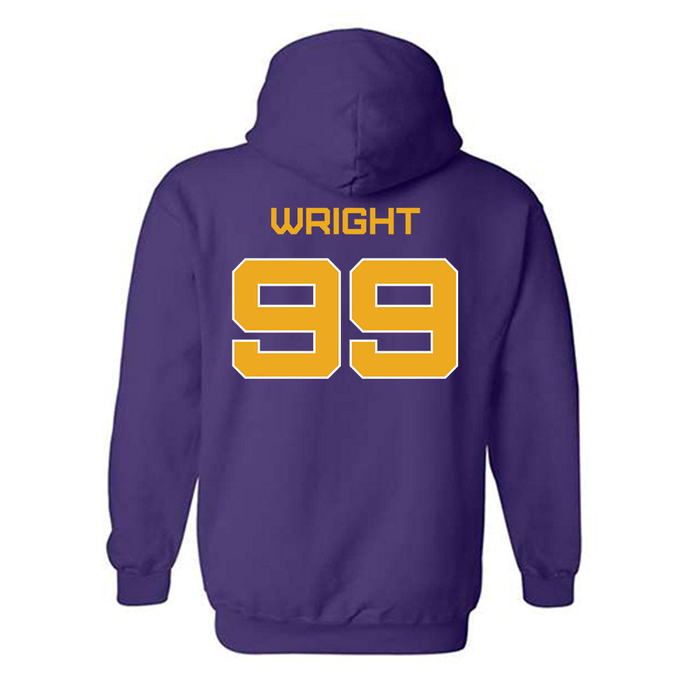 Albany - NCAA Football : Kion Wright - Classic Shersey Hooded Sweatshirt-1
