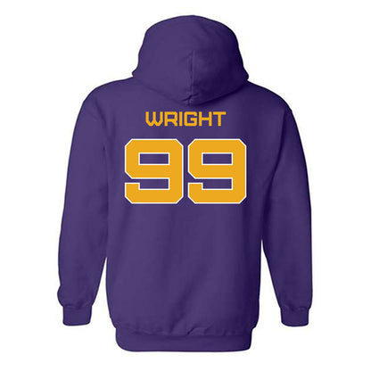 Albany - NCAA Football : Kion Wright - Classic Shersey Hooded Sweatshirt-1