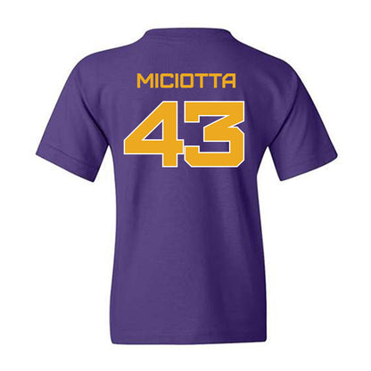 Albany - NCAA Football : Carlo Miciotta - Classic Shersey Youth T-Shirt-1