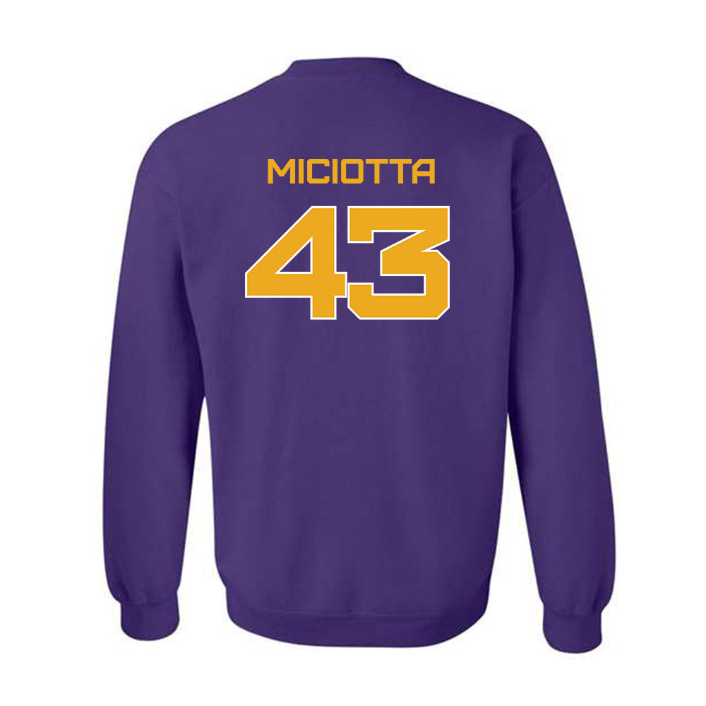 Albany - NCAA Football : Carlo Miciotta - Classic Shersey Crewneck Sweatshirt-1