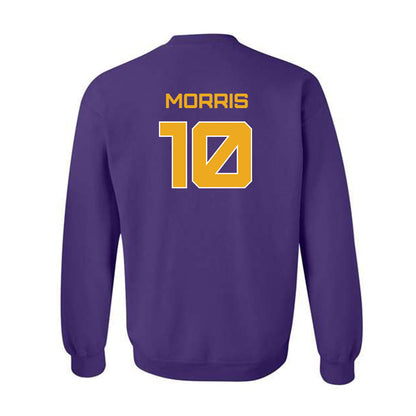 Albany - NCAA Baseball : Logan Morris - Classic Shersey Crewneck Sweatshirt-1
