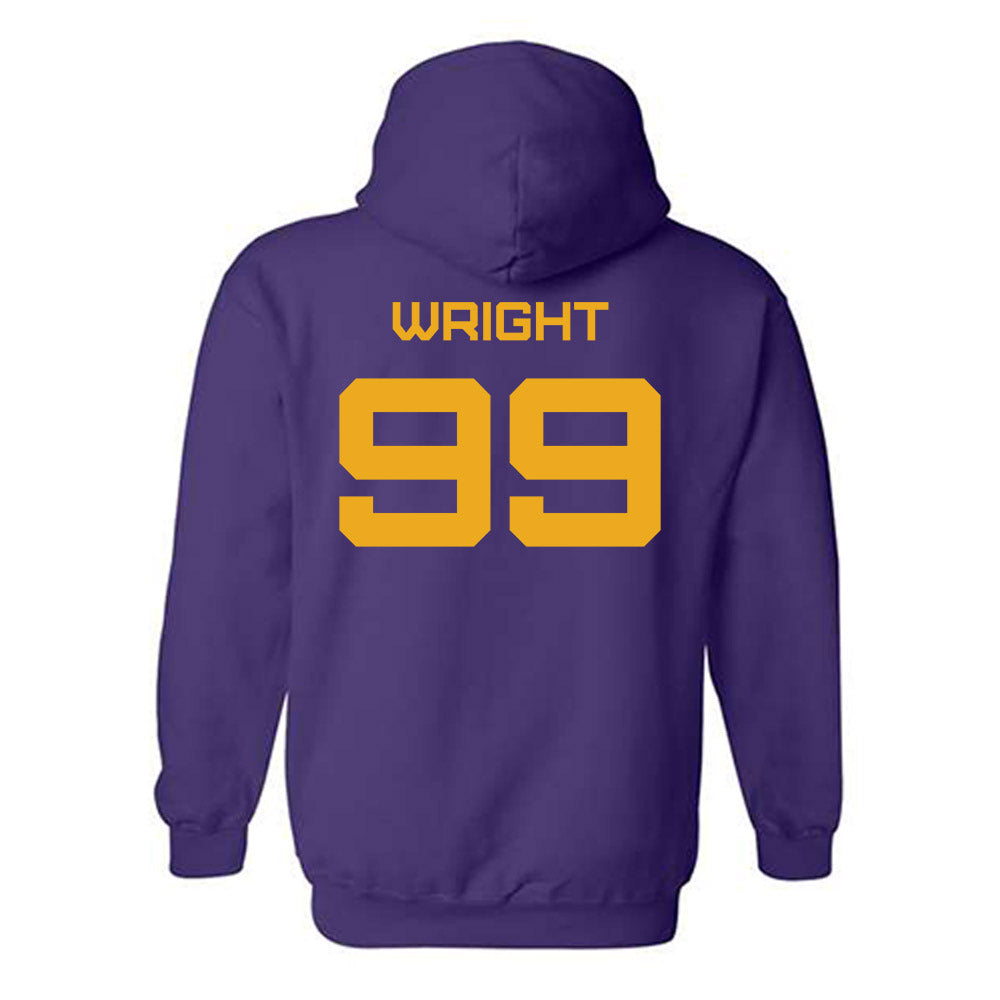 Albany - NCAA Football : Kion Wright - Classic Shersey Hooded Sweatshirt-1