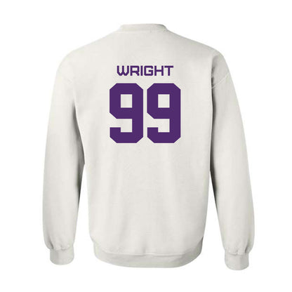 Albany - NCAA Football : Kion Wright - Classic Shersey Crewneck Sweatshirt-1
