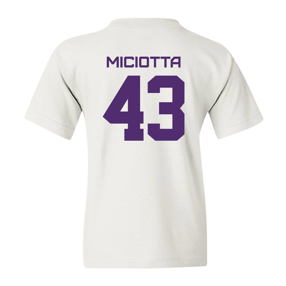 Albany - NCAA Football : Carlo Miciotta - Classic Shersey Youth T-Shirt-1