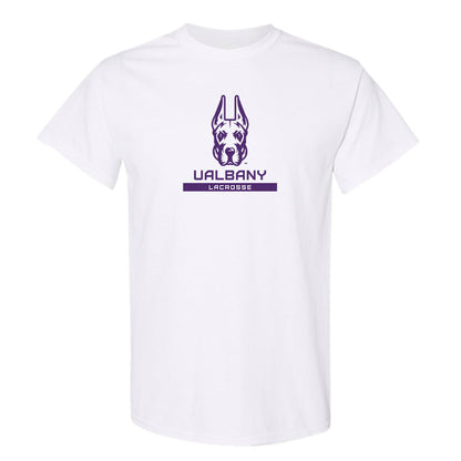 Albany - NCAA Men's Lacrosse : Bennett Booth - Classic Shersey T-Shirt-0