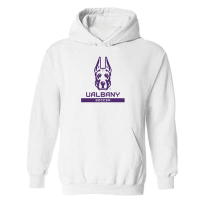 Albany - NCAA Men's Soccer : David Barkan - Classic Shersey Hooded Sweatshirt-0