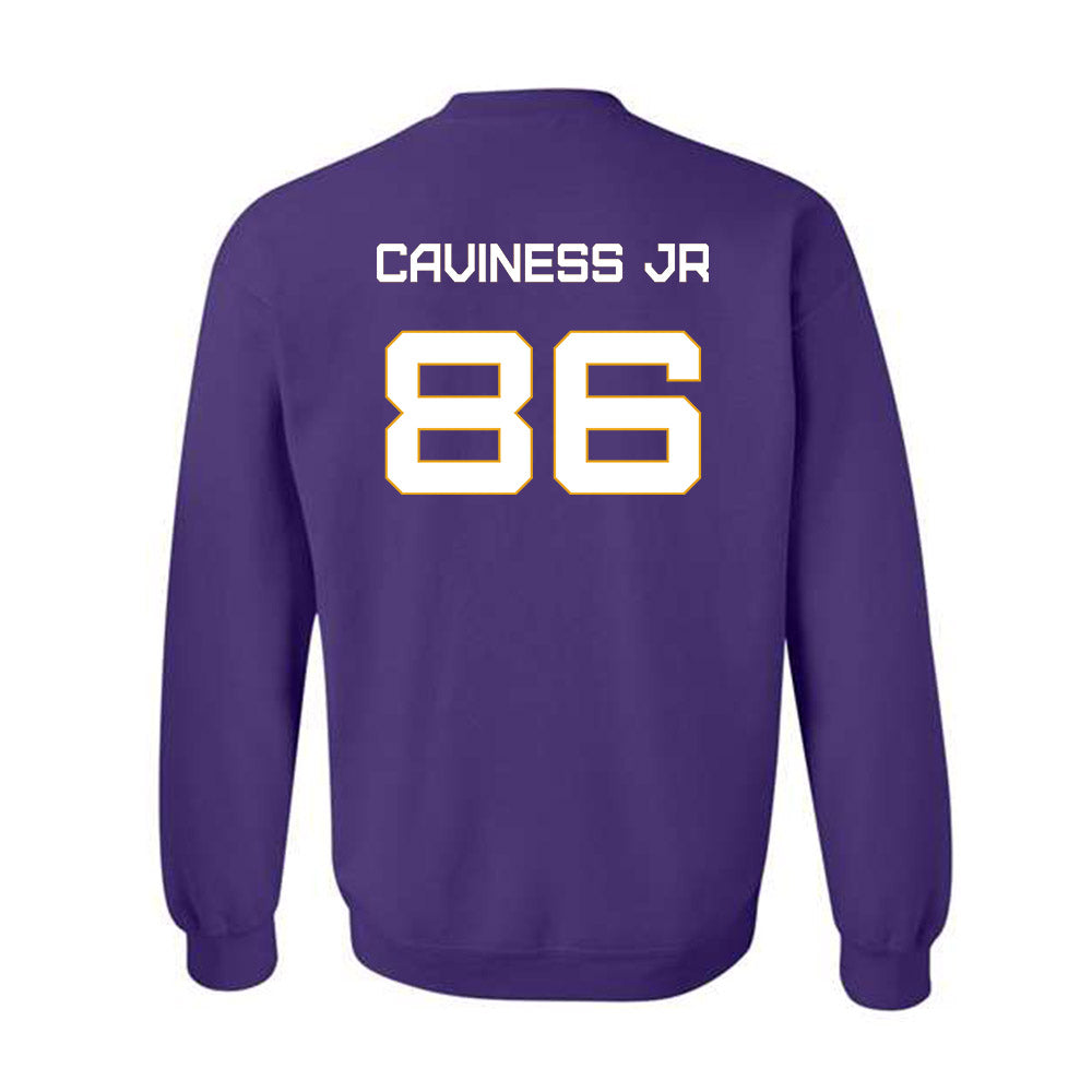 Albany - NCAA Football : Ashanti Caviness Jr - Classic Shersey Crewneck Sweatshirt-1
