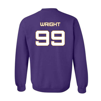 Albany - NCAA Football : Kion Wright - Classic Shersey Crewneck Sweatshirt-1