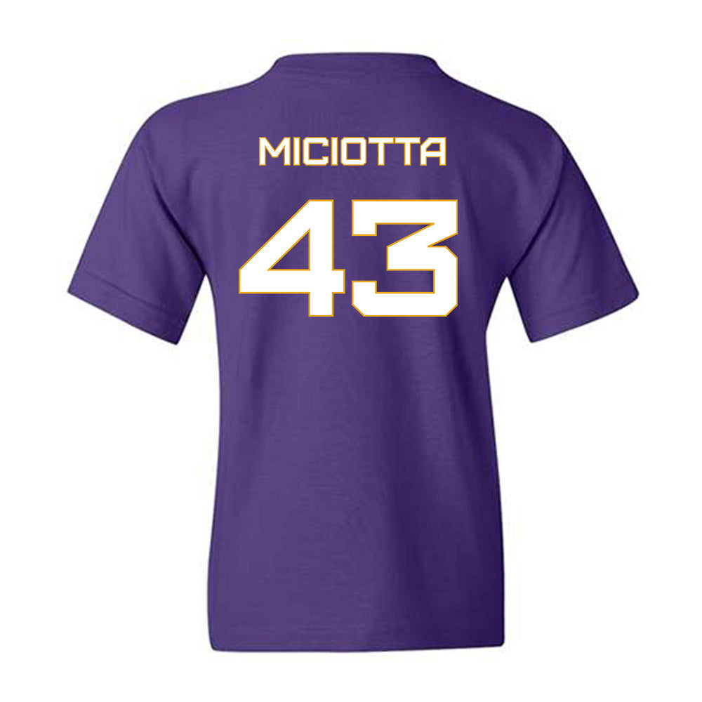 Albany - NCAA Football : Carlo Miciotta - Classic Shersey Youth T-Shirt-1