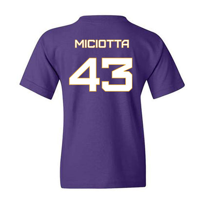 Albany - NCAA Football : Carlo Miciotta - Classic Shersey Youth T-Shirt-1