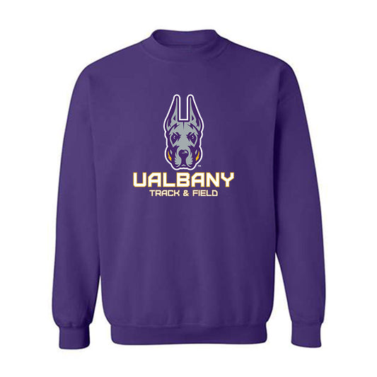 Albany - NCAA Men's Track & Field : Kenan Grant - Classic Shersey Crewneck Sweatshirt-0