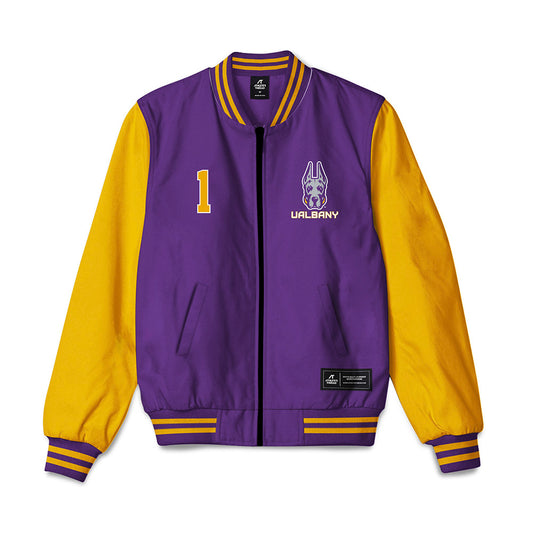 Albany - NCAA Football : Kylen Austin - Bomber Jacket-0