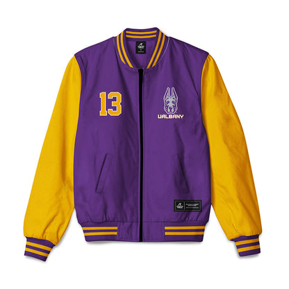 Albany - NCAA Baseball : Cooper Loyal - Bomber Jacket-0