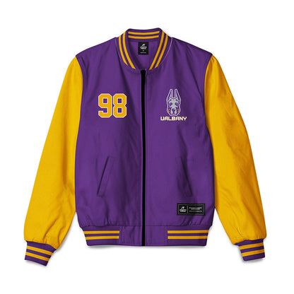 Albany - NCAA Football : Marques Garrett - Bomber Jacket-0
