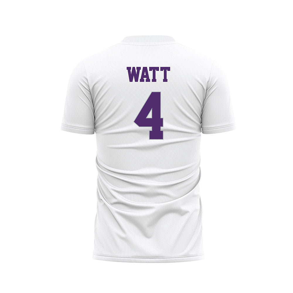 Albany - NCAA Men's Soccer : Lucas Watt - White Soccer Jersey