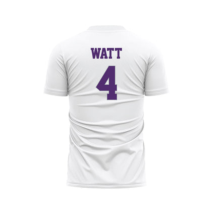 Albany - NCAA Men's Soccer : Lucas Watt - White Soccer Jersey
