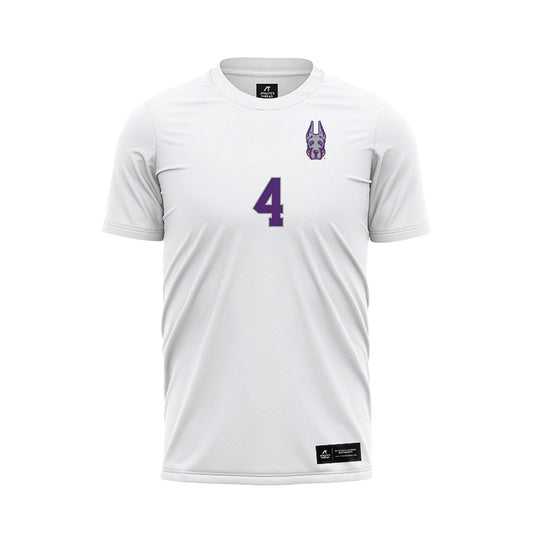Albany - NCAA Men's Soccer : Lucas Watt - White Soccer Jersey