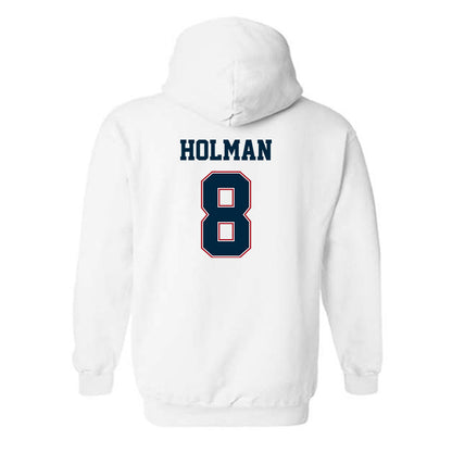 Wyoming - NCAA Football : Markell Holman - Classic Fashion Shersey Hooded Sweatshirt-1