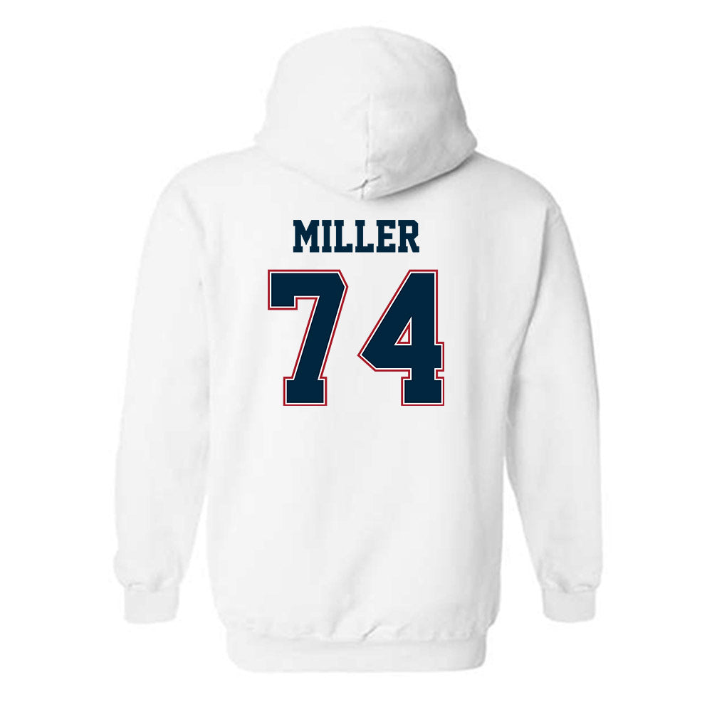 Wyoming - NCAA Football : Tariq Miller - Classic Fashion Shersey Hooded Sweatshirt-1