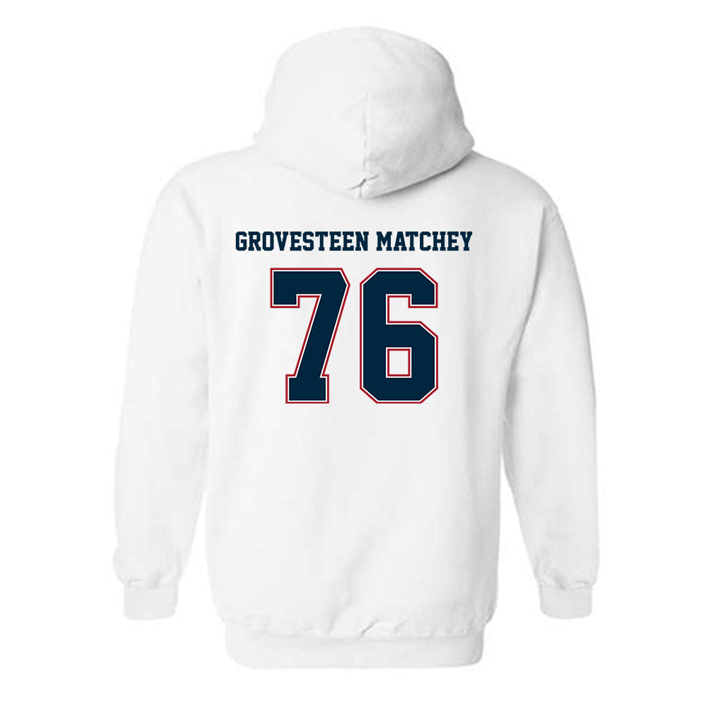 Wyoming - NCAA Football : Quinn Grovesteen Matchey - Classic Fashion Shersey Hooded Sweatshirt