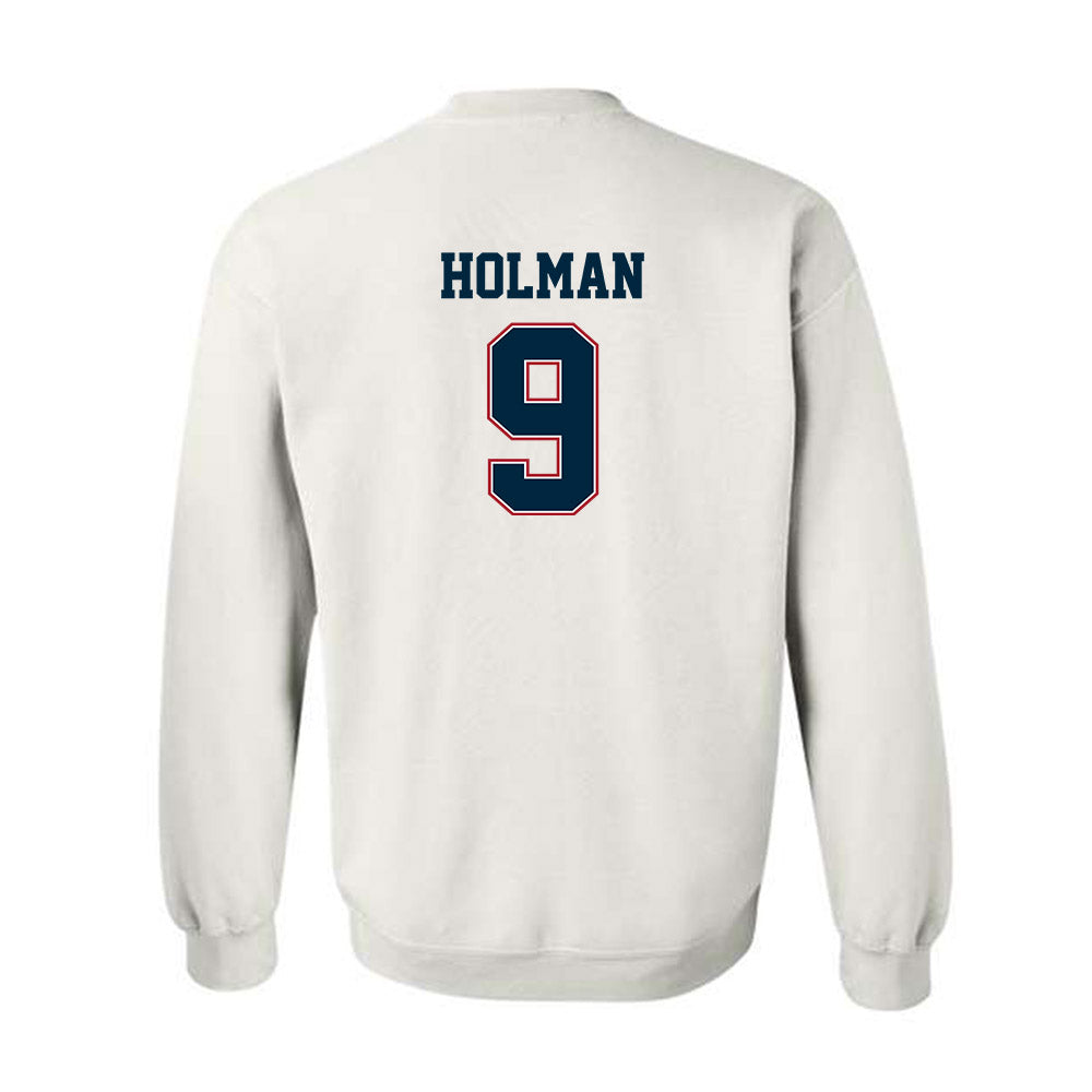 Wyoming - NCAA Football : Jackson Holman - Classic Fashion Shersey Crewneck Sweatshirt-1