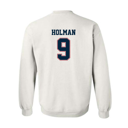 Wyoming - NCAA Football : Jackson Holman - Classic Fashion Shersey Crewneck Sweatshirt-1