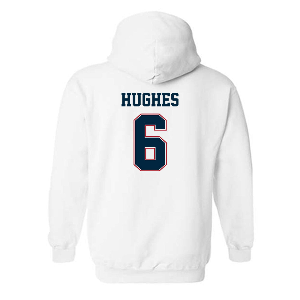 Wyoming - NCAA Football : Tyler Hughes - Classic Fashion Shersey Hooded Sweatshirt-1