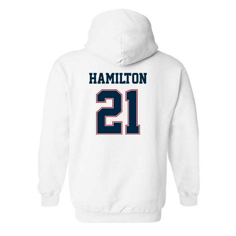 Wyoming - NCAA Football : Nico Hamilton - Classic Fashion Shersey Hooded Sweatshirt-1