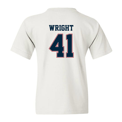 Wyoming - NCAA Football : Mason Wright - Classic Fashion Shersey Youth T-Shirt-1