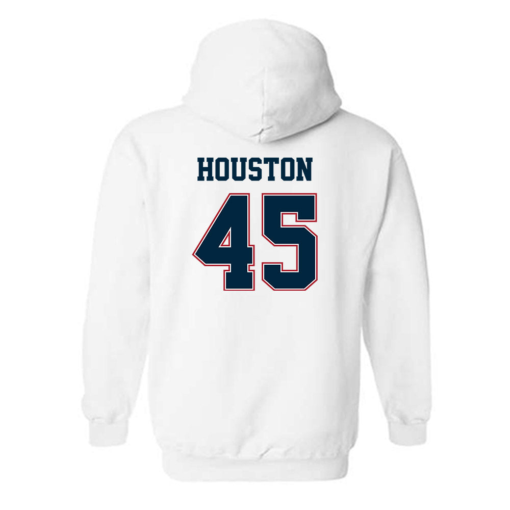 Wyoming - NCAA Football : Charlie Houston - Classic Fashion Shersey Hooded Sweatshirt-1