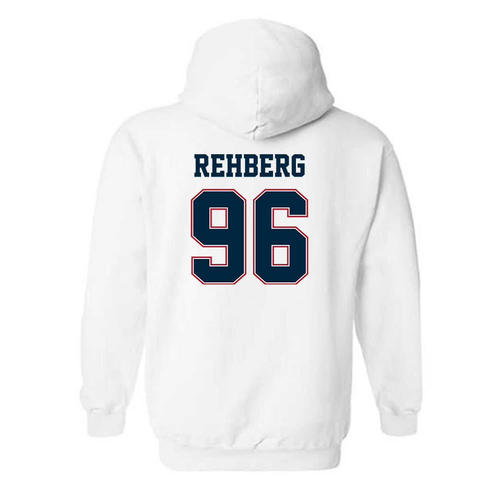 Wyoming - NCAA Football : Henry Rehberg - Classic Fashion Shersey Hooded Sweatshirt-1