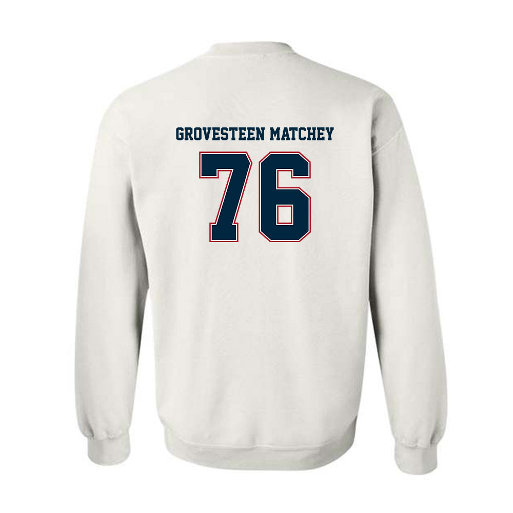 Wyoming - NCAA Football : Quinn Grovesteen Matchey - Classic Fashion Shersey Crewneck Sweatshirt