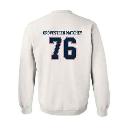 Wyoming - NCAA Football : Quinn Grovesteen Matchey - Classic Fashion Shersey Crewneck Sweatshirt