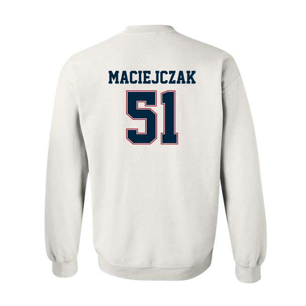 Wyoming - NCAA Football : Jason Maciejczak - Classic Fashion Shersey Crewneck Sweatshirt-1