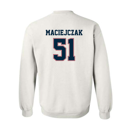 Wyoming - NCAA Football : Jason Maciejczak - Classic Fashion Shersey Crewneck Sweatshirt-1