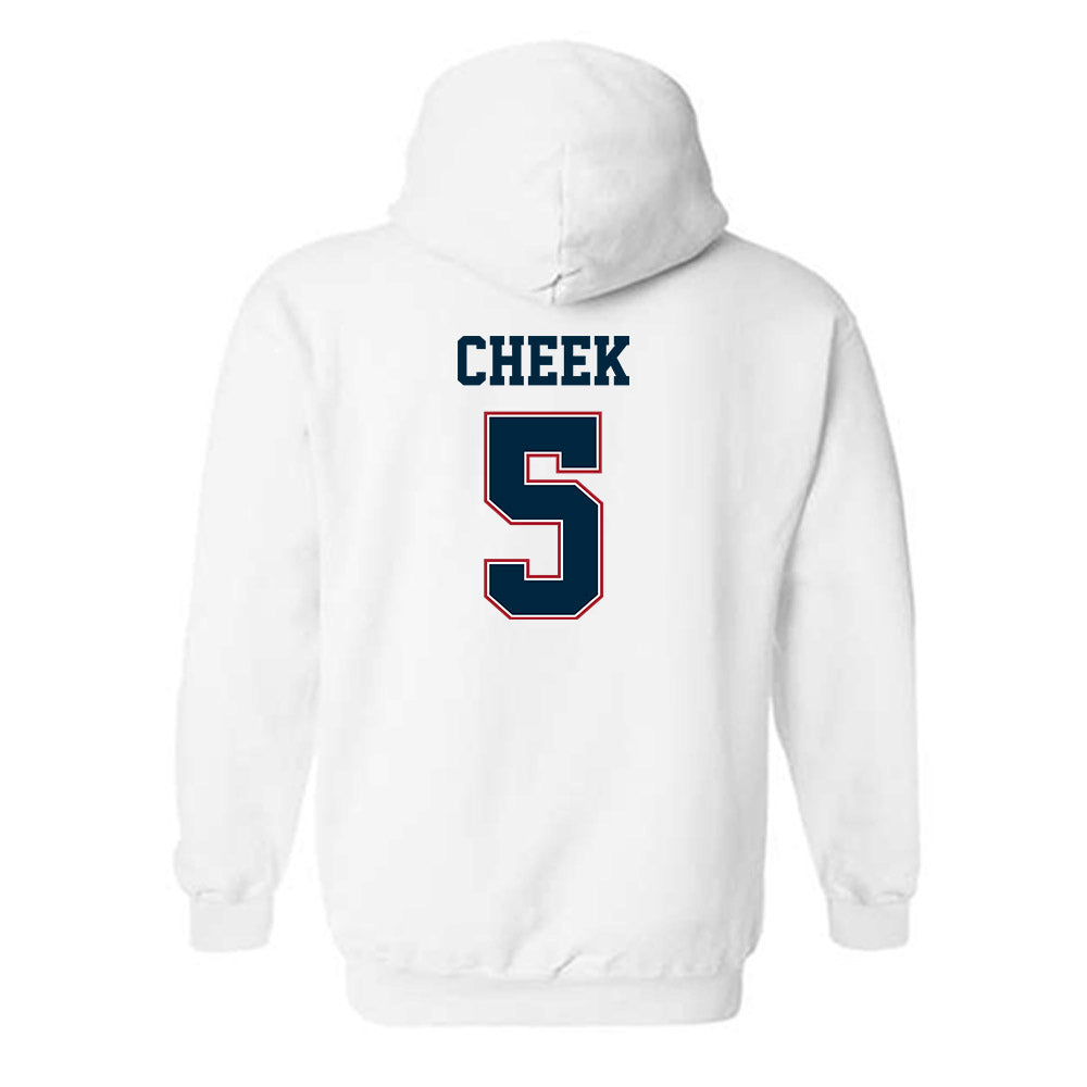 Wyoming - NCAA Football : Brooklyn Cheek - Classic Fashion Shersey Hooded Sweatshirt-1