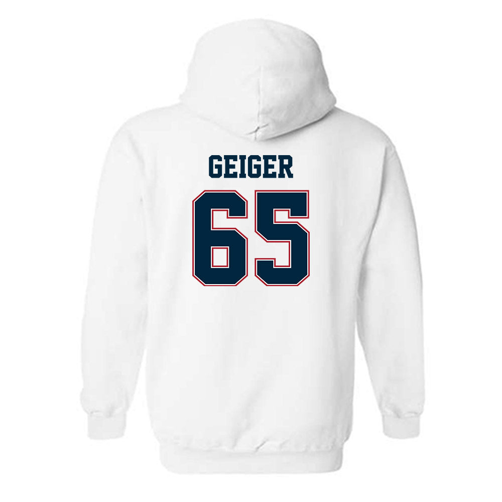 Wyoming - NCAA Football : Nathan Geiger - Classic Fashion Shersey Hooded Sweatshirt