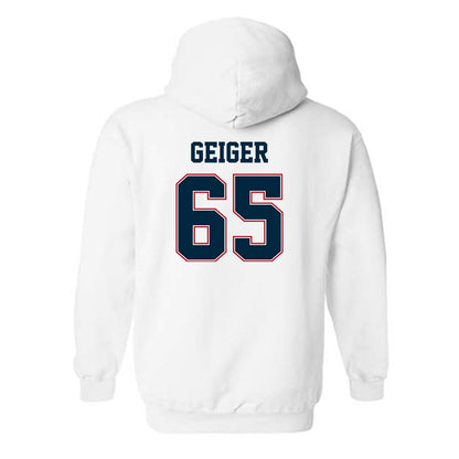 Wyoming - NCAA Football : Nathan Geiger - Classic Fashion Shersey Hooded Sweatshirt