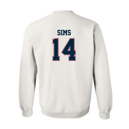 Wyoming - NCAA Football : Landon Sims - Classic Fashion Shersey Crewneck Sweatshirt-1