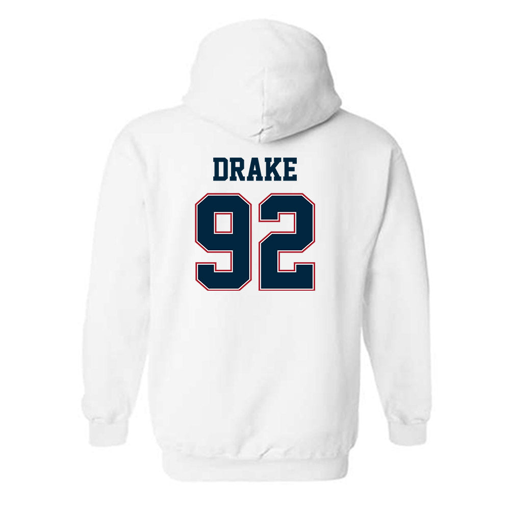 Wyoming - NCAA Football : Dante Drake - Classic Fashion Shersey Hooded Sweatshirt-1