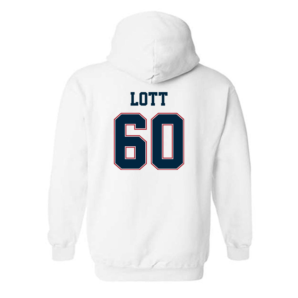 Wyoming - NCAA Football : Grant Lott - Classic Fashion Shersey Hooded Sweatshirt-1