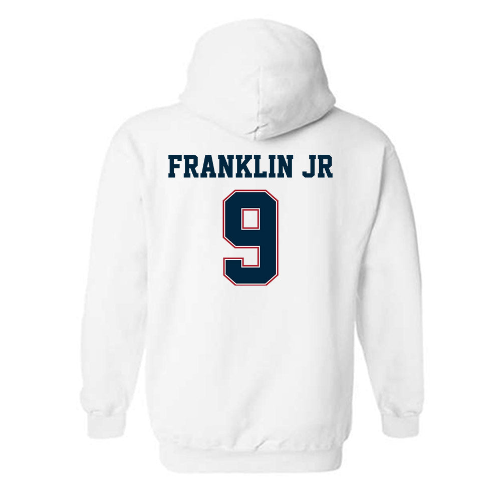 Wyoming - NCAA Football : Travis Franklin Jr - Classic Fashion Shersey Hooded Sweatshirt-1