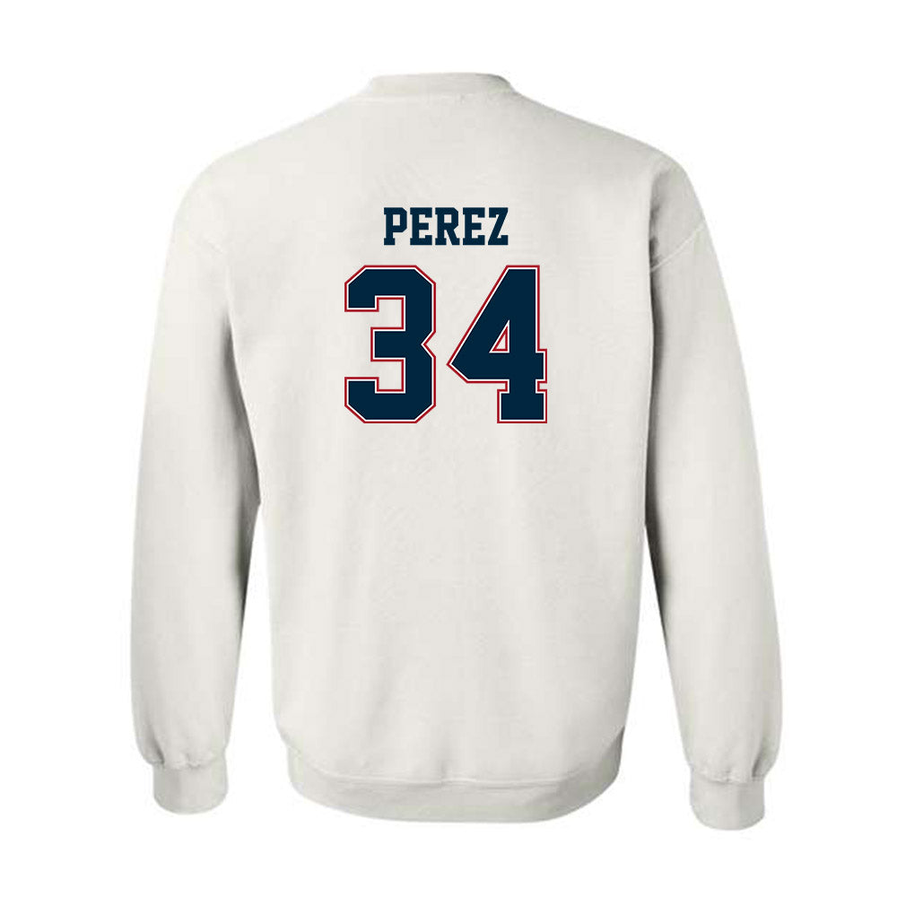 Wyoming - NCAA Football : Steven Perez - Classic Fashion Shersey Crewneck Sweatshirt-1